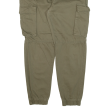 Cargo Womens Trousers Green Regular Tapered W30 L27 Online now