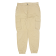 Cargo Womens Trousers Beige Regular Tapered W32 L28 Cheap