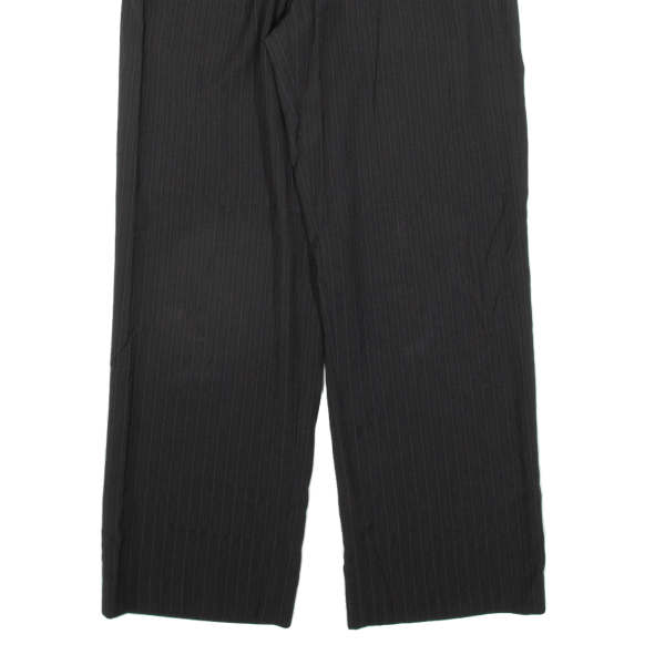 CALVIN KLEIN PinStripe Girls Trousers Black Loose Straight W26 L25 on Sale