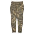 CLOCKHOUSE Camo Womens Trousers Green Slim Skinny W29 L29 Fashion