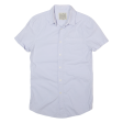 JACK WILLS Mens Plain Shirt Purple XS For Cheap