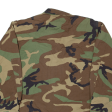 CARIBBEAN NEEDLE POINT INC Mens Military Jacket Green Camouflage S Supply