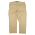 CHAPS Mens Trousers Beige Regular Straight W36 L24 Cheap