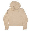 CHAMPION Cropped Womens Brown Hoodie M Sale