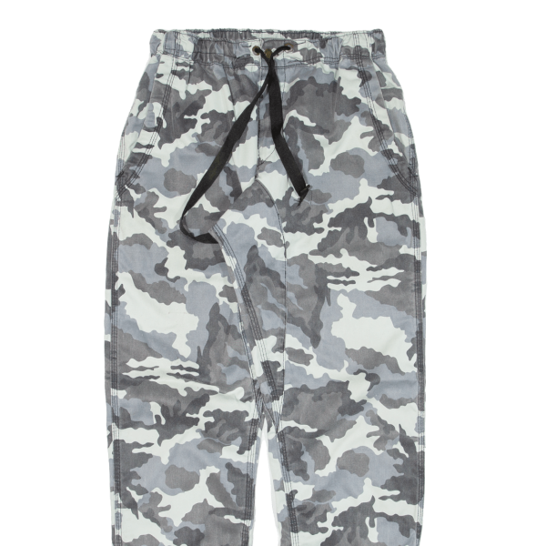 Camo Womens Trousers Grey Relaxed Tapered W25 L28 For Discount