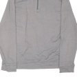 CALVIN KLEIN Mens Sweatshirt Grey 1 4 Zip S on Sale