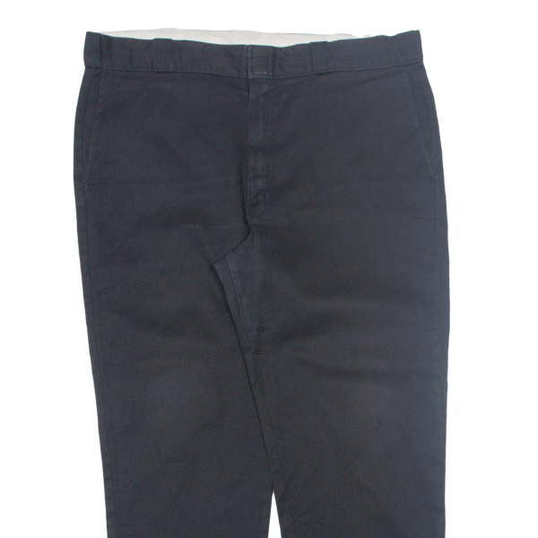 DICKIES Workwear Mens Trousers Black Regular Straight W40 L30 Online Sale