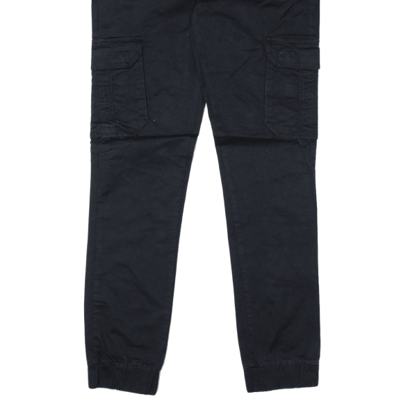 BENCH Cargo Girls Trousers Black Regular Tapered W30 L30 For Discount