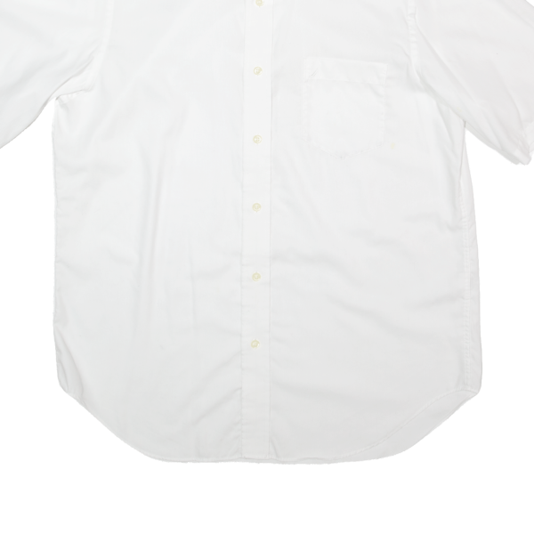 NAUTICA Mens Plain Shirt White L For Cheap