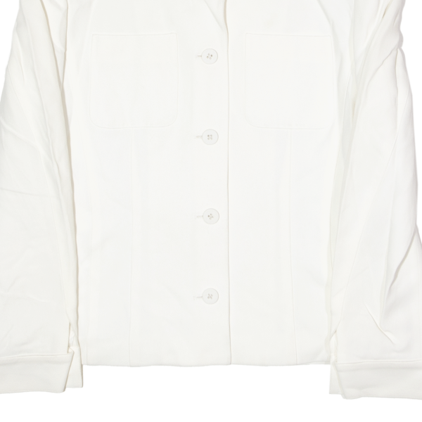 DKNY Womens Blazer Jacket Cream 90s S Online now