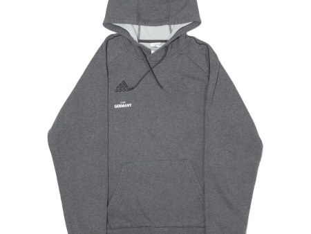 ADIDAS German National Football Team Mens Grey Hoodie M Online now