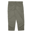 BLUE RIVER Cargo Mens Trousers Green Regular Straight W41 L29 Online