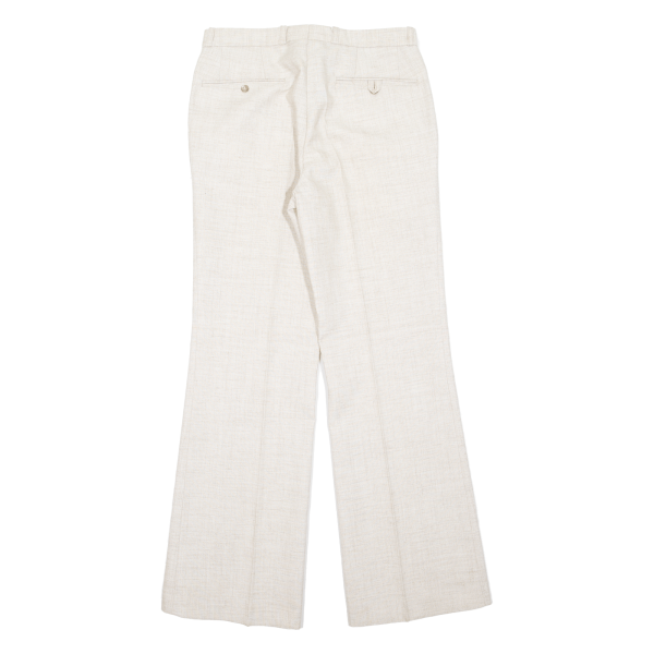 Womens Trousers Cream Regular Bootcut W32 L31 Online Sale