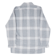 ACKERMANN Mens Shirt Grey Check Long Sleeve L Supply