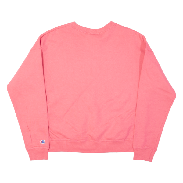 CHAMPION Womens Sweatshirt Pink S Cheap