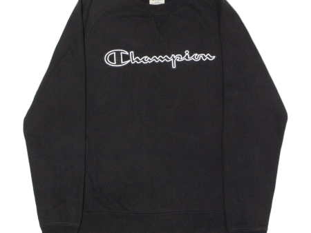 CHAMPION Petit Womens Sweatshirt Black S Online Sale