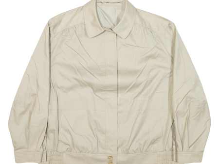 DELMOD Womens Jacket Beige 2XL Supply