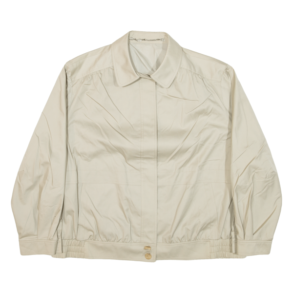 DELMOD Womens Jacket Beige 2XL Supply