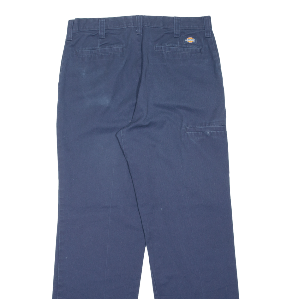 DICKIES 33UL Workwear Mens Trousers Blue Regular Straight W33 L31 Fashion