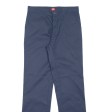 DICKIES Workwear Boys Trousers Blue Regular Straight W28 L30 Online Hot Sale