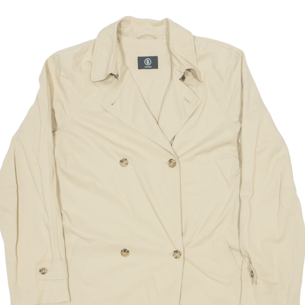 BOGNER Womens Pea Jacket Beige S For Sale