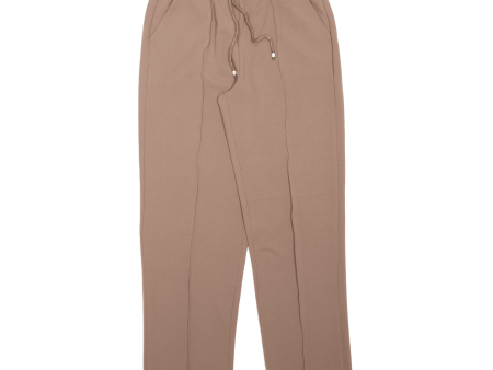 CITY LIFE Pleated Womens Trousers Brown Relaxed Straight W29 L29 Supply