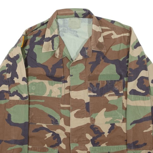 AMERICAN APPAREL US Army Mens Military Jacket Green USA Camouflage M on Sale