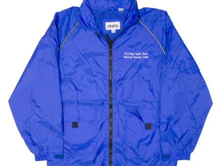 CINTAS Mens Windbreaker Jacket Blue L Online Sale