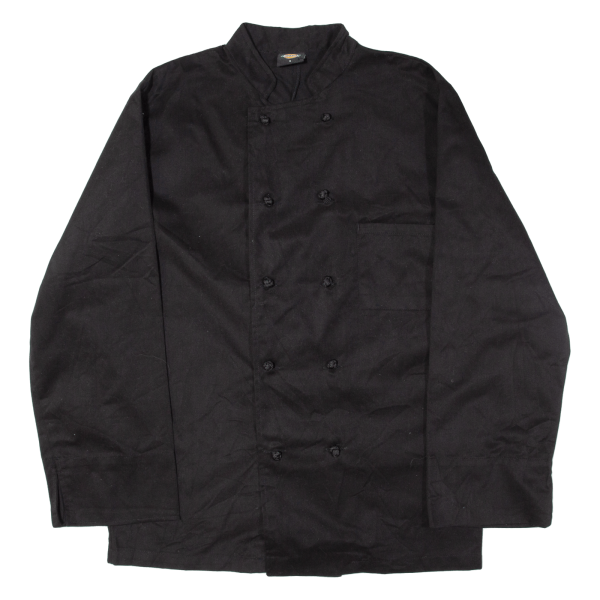 DICKIES Chef Worker Mens Jacket Black S Cheap