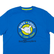 DISNEY PARKS Hang Loose Mens T-Shirt Blue XL on Sale