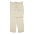 DICKIES Workwear Womens Trousers Beige Relaxed Straight W33 L32 on Sale