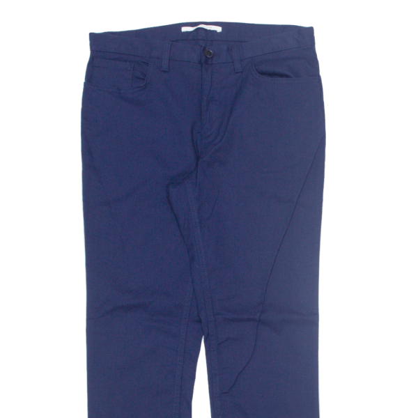 CALVIN KLEIN Womens Trousers Blue Slim Straight W30 L30 Online now