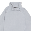 CALVIN KLEIN Womens Fleece Grey 1 4 Zip L Online Sale