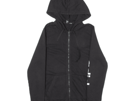 ADIDAS Womens Black Hoodie Full Zip S Hot on Sale