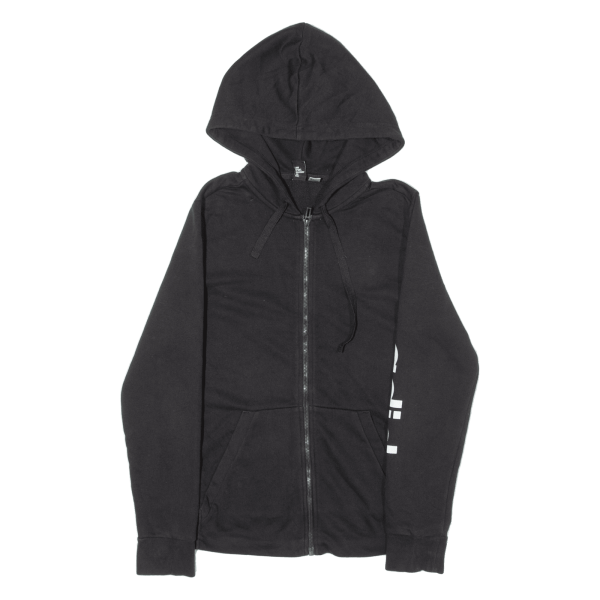 ADIDAS Womens Black Hoodie Full Zip S Hot on Sale