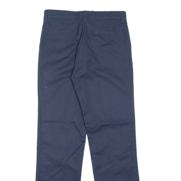 DICKIES Workwear Boys Trousers Blue Regular Straight W28 L30 Online Hot Sale