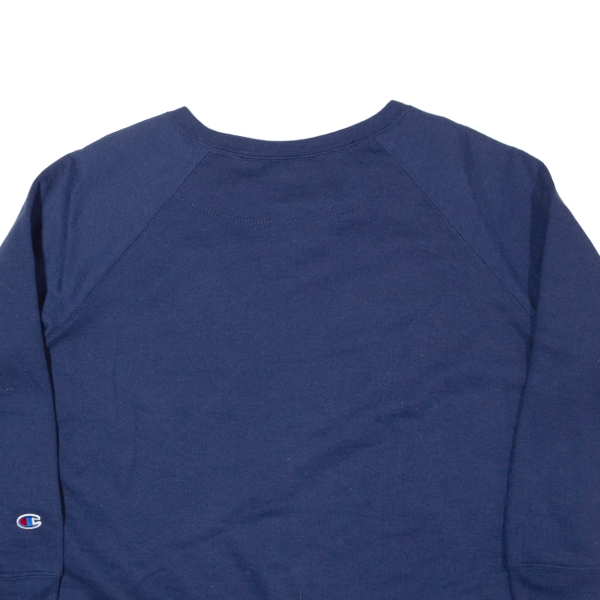 CHAMPION Womens Sweatshirt Blue XL Supply