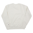 CHAMPION Womens Sweatshirt Cream L Supply