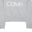 CALVIN KLEIN Performance Womens Sweatshirt Grey L For Sale