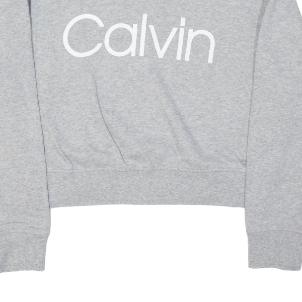 CALVIN KLEIN Performance Womens Sweatshirt Grey L For Sale