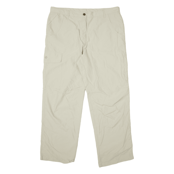 CRANE Outdoor Mens Trousers Cream Regular Straight W36 L28 Fashion