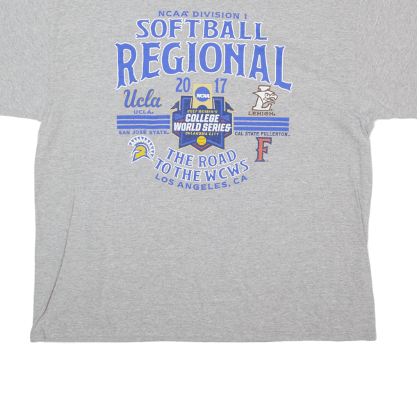 CHAMPION Softball Regional 2017 Mens T-Shirt Grey USA XL Cheap