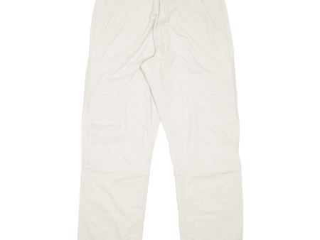 BIAGGINI Outdoor Mens Trousers Cream Regular Straight W36 L32 on Sale