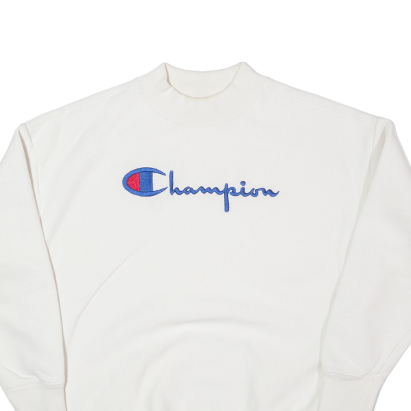 CHAMPION REVERSE WEAVE Mens Sweatshirt White S Online Sale