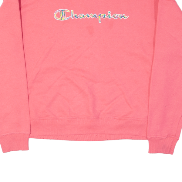 CHAMPION Womens Sweatshirt Pink S Cheap