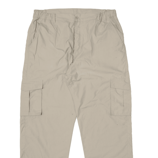 Cargo Mens Trousers Beige Regular Straight 90s W36 L30 For Sale