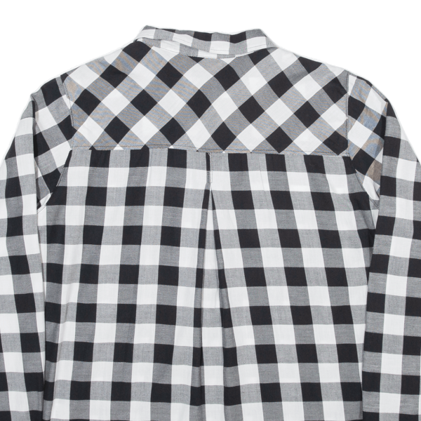 CITY LIFE Womens Shirt Black Gingham Long Sleeve M For Cheap