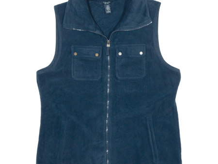 CHAPS Womens Fleece Gilet Blue L Supply