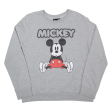 DISNEY Mickey Mouse Womens Sweatshirt Grey 2XL Online now