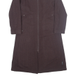 ARMANI JEANS Womens Trench Coat Purple Wool UK 12 on Sale